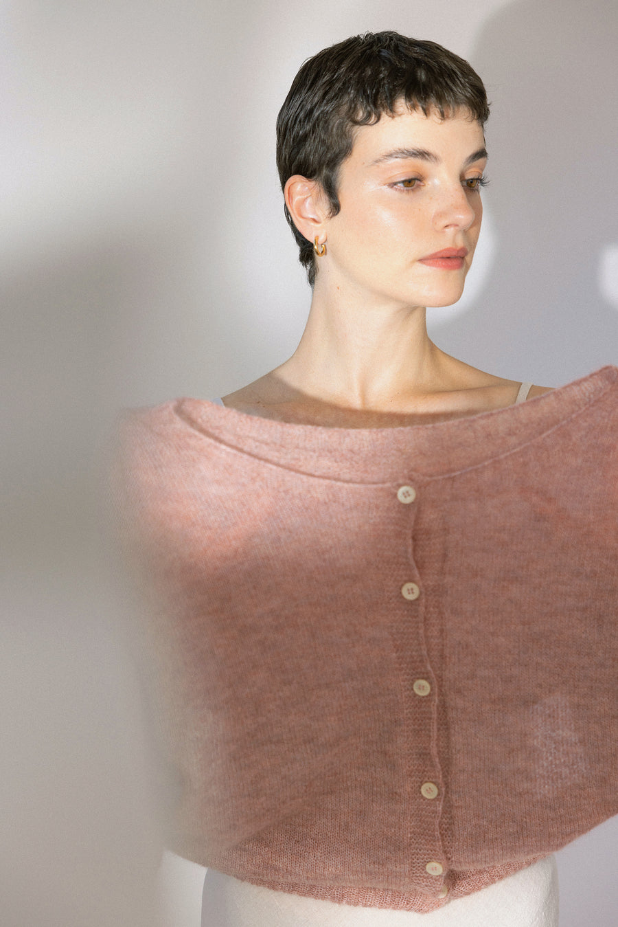 Fleur cardigan - Dusk Pink