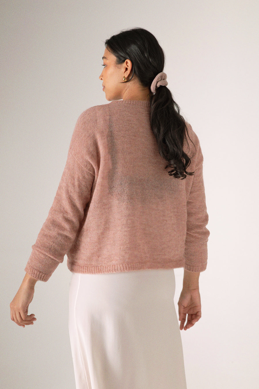 Feather Knit - Dusk Pink