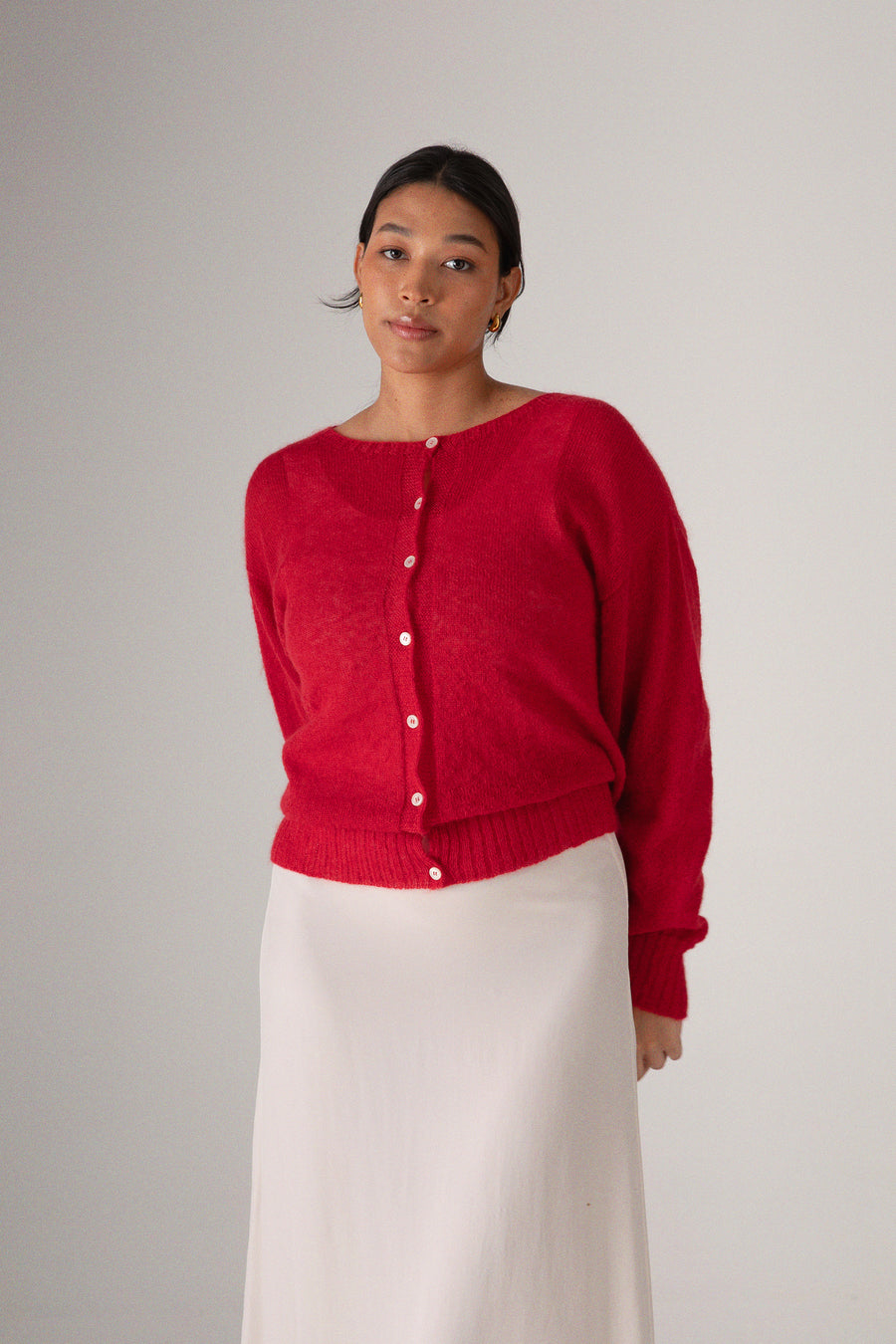 Fleur cardigan - Cherry