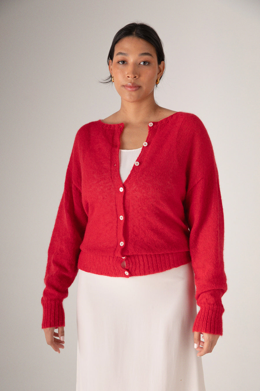 Fleur cardigan - Cherry