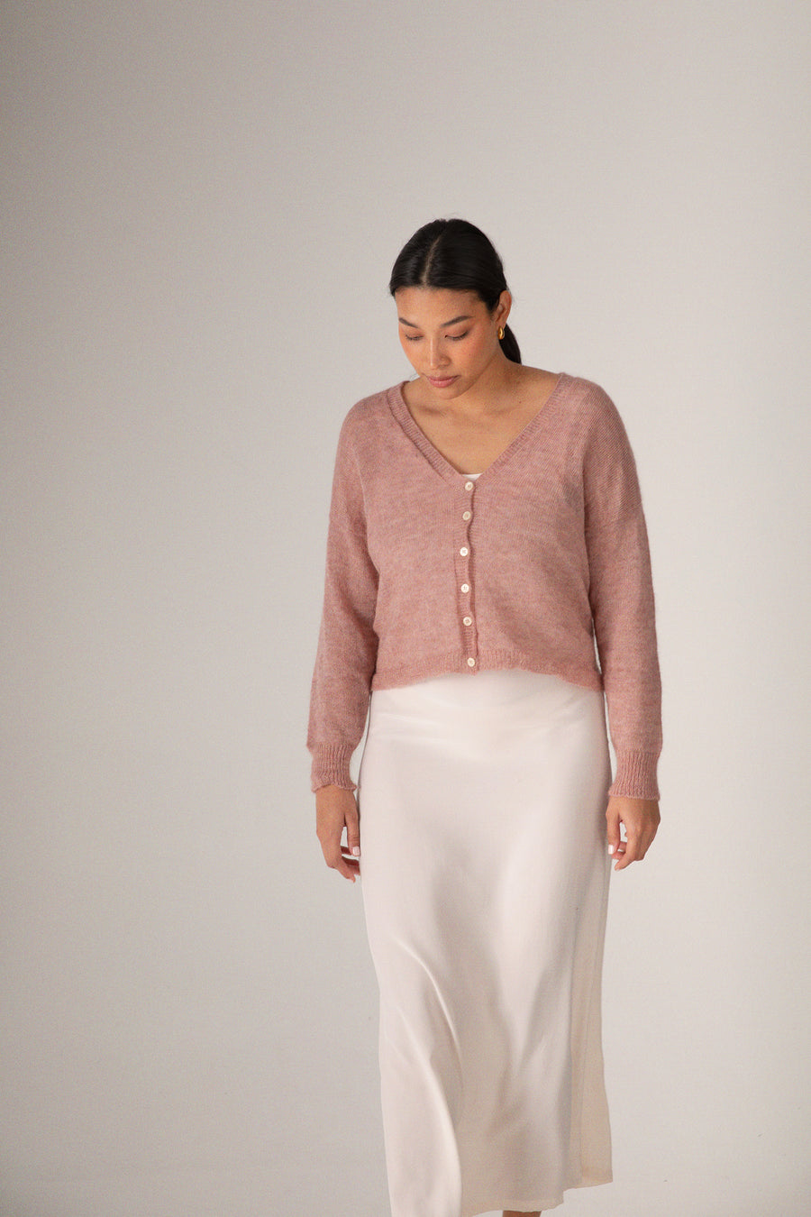 Mist Cardigan - Dusk Pink