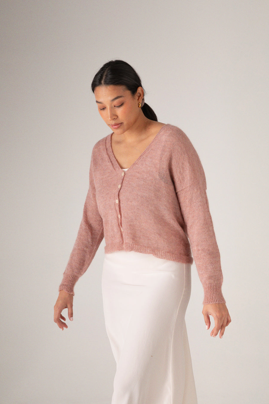 Mist Cardigan - Dusk Pink