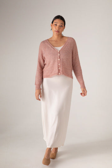 Mist Cardigan - Dusk Pink