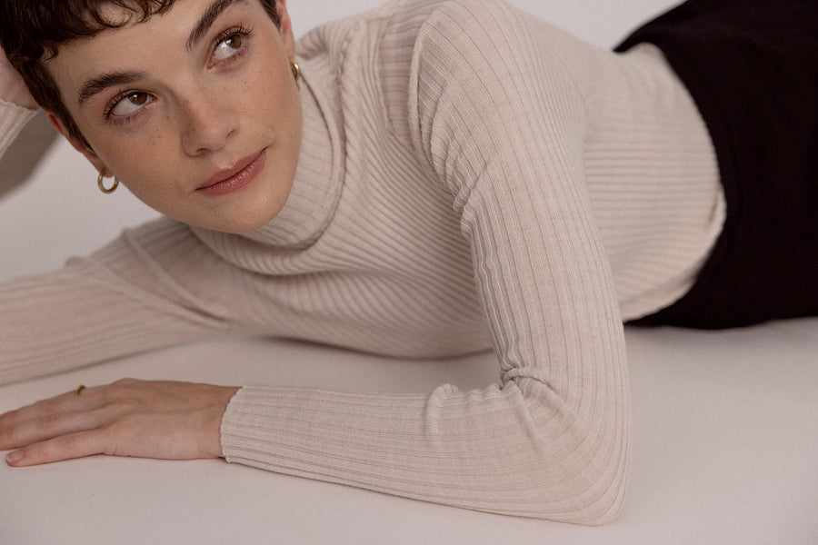 Essence Turtleneck - Ivory