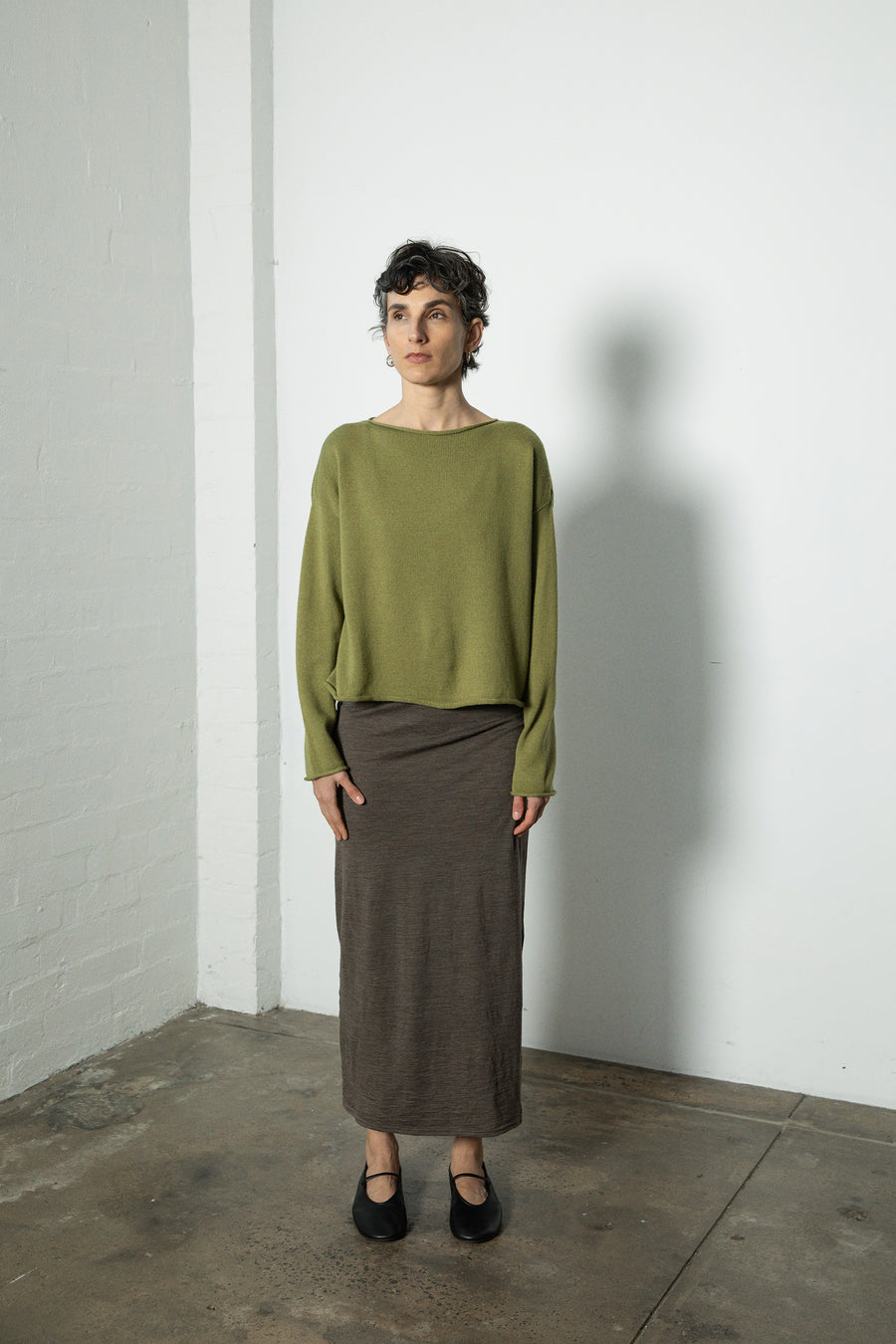 Doll's Jumper - Peridot Green