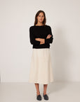 The Cotton Pebble Knit - Black