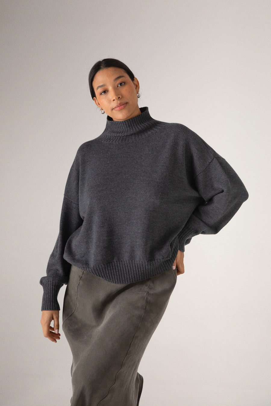 Swoon Knit - Charcoal