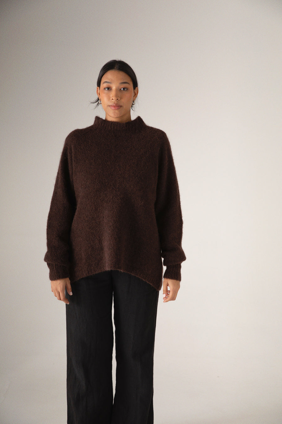 Campfire Raglan Knit - Cocoa