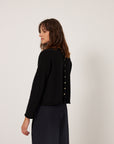 Doll's Reversible Cardigan - Black