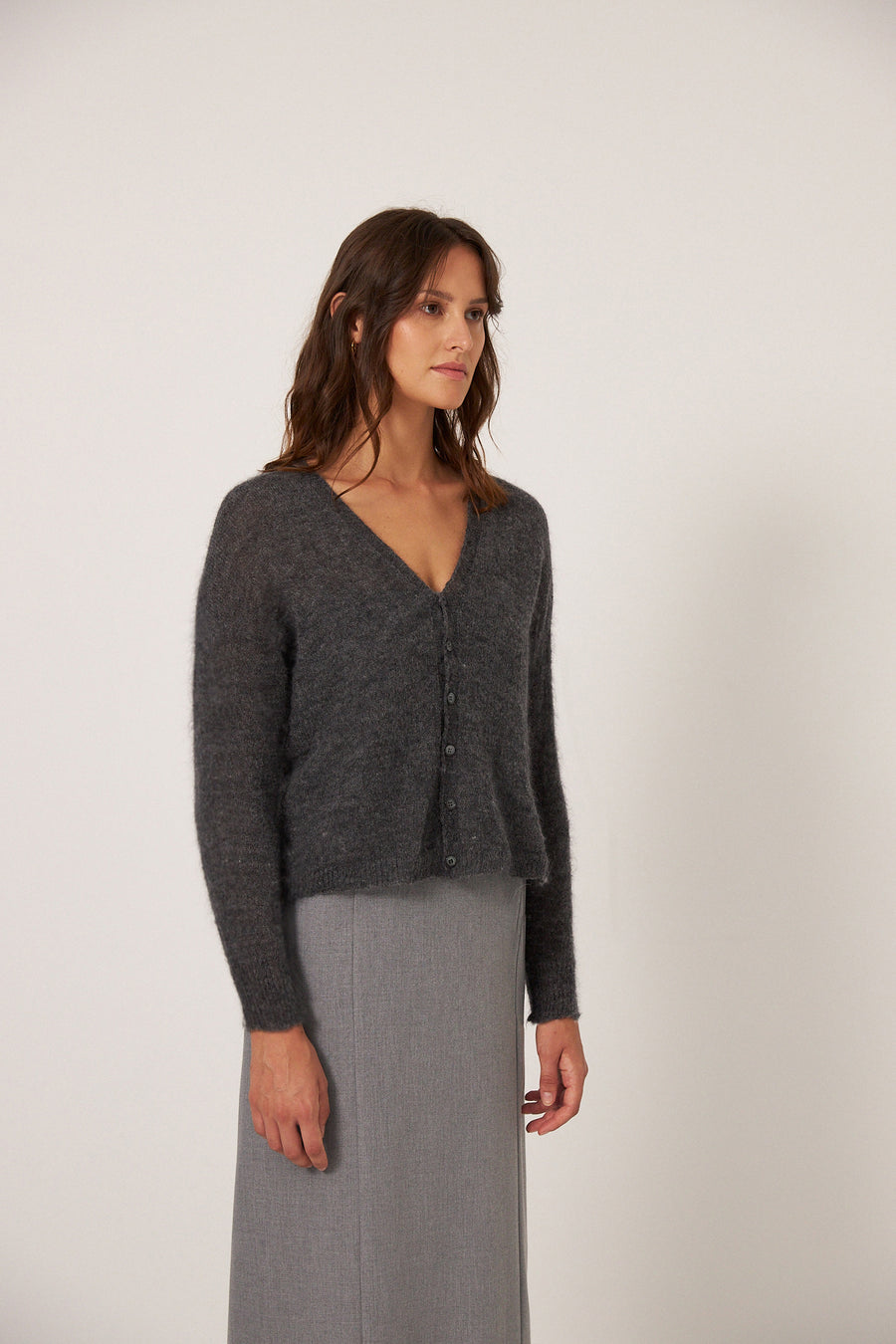 Mist Cardigan - Shadow Grey