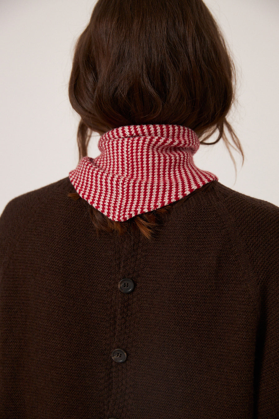 Daisy Scarf - Cherry Stripe