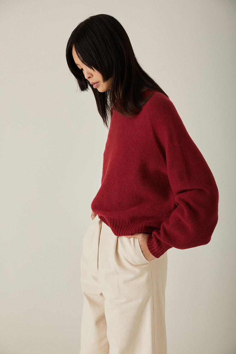 Poet Knit - Dark Cherry